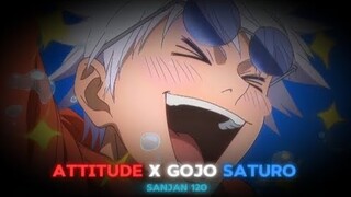 Gojo Satoru - ATTITUDE Hindi [Amv/ Edit] 4K!