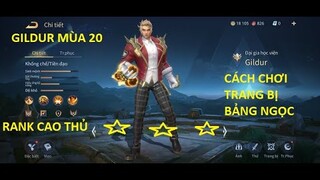 Liên Quân mobile | Gildur mùa 20 | Cách chơi, lên đồ, phù hiệu, bảng ngọc Gildur |8x gaming|