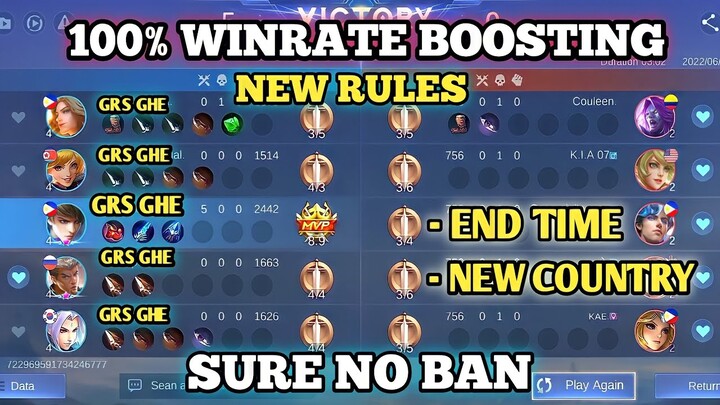 100% Winrate Boosting | Free Mvp , Savage - New Tricks , New Rules