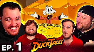 Ducktales (2017) Episode 1 Group Reaction | Woo-oo!