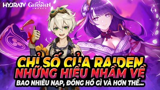 Những Hiểu Lầm Nguy Hiểm Khi Build Raiden: Tiết Lộ "Bí Mật" Về Chỉ Số Nạp Cho Lôi Thần! Genshin