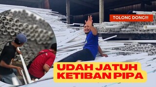 UDAH JATUH KETIBAN PIPA || PIPA PVC RUCIKA SIAP DI KIRIM KELUAR DAERAH