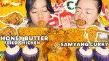 SAMYANG CURRY NOODLES, HONEY BUTTER FRIED CHICKEN & CUPCAKES!
