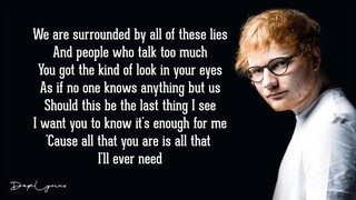 TENERIFE SEA by (ED SHEERAN).