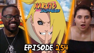 DEIDARA VS THE TSUCHIKAGE! | Naruto Shippuden Episode 254 Reaction