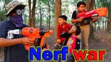 ภารกิจลับพิศวงในป่า หลุดเข้าไปในเกม ช่วยด้วย!!!  NERF GUN WAR l Tigger show