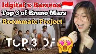 Idgitaf & Barsena I Top 3 Of Bruno Mars | Roommate Project - Live Session