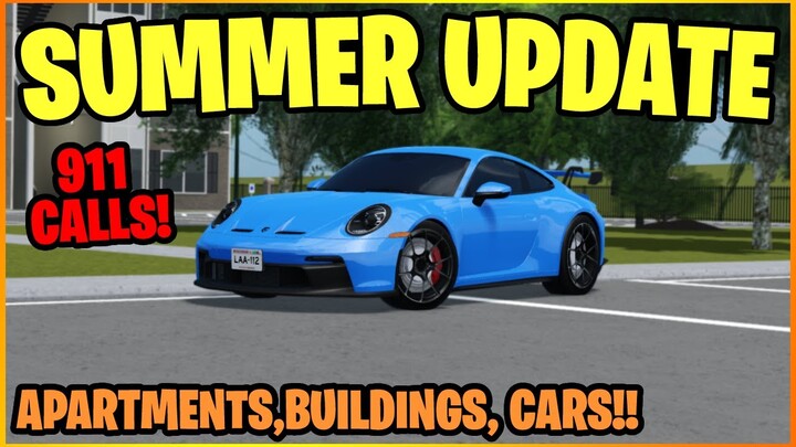 39 NEW CARS, APARTMENTS, NEW BUILDINGS, 911 CALLS, MORE! - Roblox Greenville
