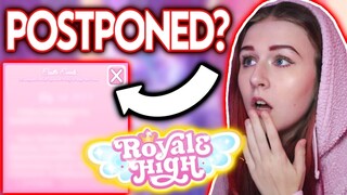 DID THE UPDATE GET POSTPONED...? NEW UPDATE COMING WHEN? ROBLOX Royale High Update Tea