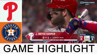 Houston Astros vs. Philadelphia Phillies (10/28/22) WORLD SERIES Game 1| MLB Highlights (Set 4)