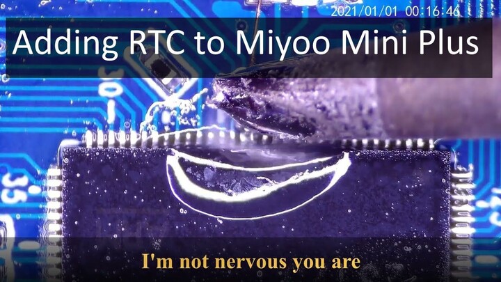 RTC mod for Miyoo Mini Plus