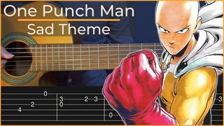 One Punch Man - Sad Theme (Simple Guitar Tab)