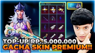 NEKAT TOP UP SENILAI RP 5.000.000 ?! GACHA SKIN PREMIUM CRATE BERYL KEREN BANGET !!  - PUBG MOBILE