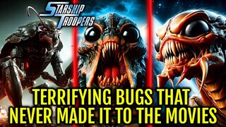 15 Most Terrifying Starship Troopers Bugs That Never Appeared In the Movies - Explored