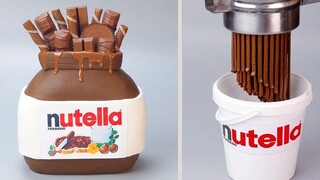 เค้กช็อกโกแลต NUTELLA มีความสร้างสรรค์และอร่อยมาก แฮ็คเค้กช็อคโกแลตแสนอร่อย