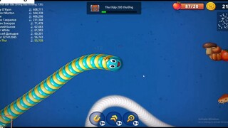 Worms zone.io 289 Rắn Phàm ăn - Vùng Giun Đất 5