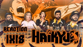 Haikyu!!  - 1x18 Guarding Your Back - Group Reaction