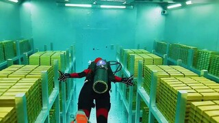 Dropping 200 million euros from the sky just for 90 tons of gold #MyMovieReview #AmericanTVSeries #A