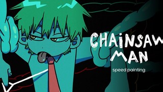 🎨 Chainsaw Man speed painting