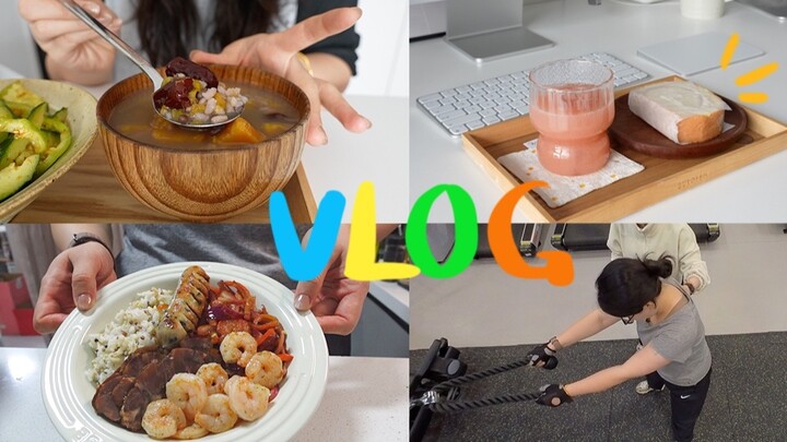 VLOG.03｜สาวโสดกินเก่งกับเมนูประจำวันจากการฝึกสัปดาห์ละสองครั้ง｜เริ่มต้นสัปดาห์แห่งการกินเพื่อสุขภาพ 