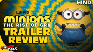 MINIONS - The Rise Of Gru : Trailer Review [Explained In Hindi]