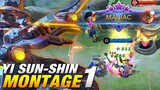 YI SUN-SHIN MONTAGE #1 | INSANE DAMAGE + OUTPLAYS | MLBB