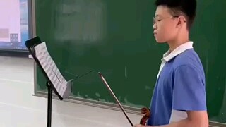 "There is always someone close to God in every class" Senbonzakura Violin Solo