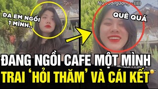 Đang ngồi CAFE MỘT MÌNH, cô gái bất ngờ được TRAI ĐẸP ĐẾN HỎI THĂM và cái kết | Tin Ngắn 3 Phút