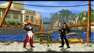 KOF MUGEN  Orochi Iori CT Vs Boss Gustab M  Without health bars