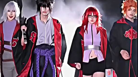 sasuke,karin,jugo,sugetsui four members akatsuki