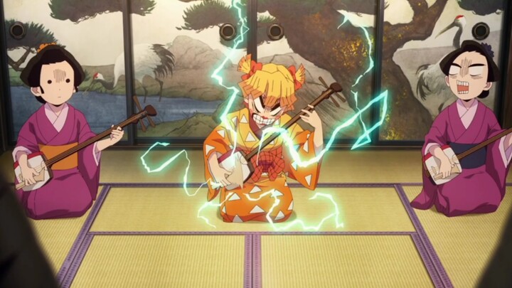 [Anime]Demon Slayer - Zenitsu Langsung Jadi Lagu Pembuka Musim Pertama