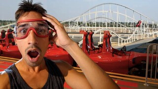 RIDING THE FASTEST ROLLER COASTER IN THE WORLD | Ferrari World - Is It Worth It?!