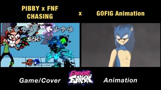 Glitch Corrupted “CHASING” But Everyone Sings It | Come Learn With Pibby | GAME x FNF Animation