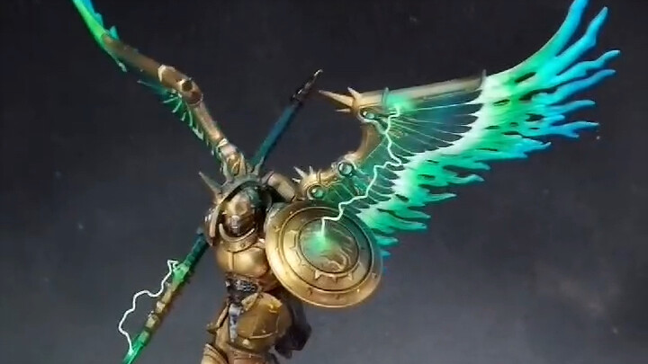 【elminiaturista】Warhammer AOS Stormcast Eternals Golden Man Paint Clip