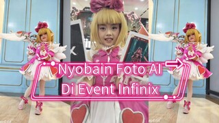 Nyobain foto AI di Event Infinix 🥰