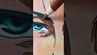 Eren Eyes and Skin Coloring ✨🔥#shorts#art #anime#attackontitan