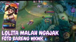 Clint panik gak tuh? - gameplay lolita mobile legends bang bang
