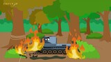 FOJA WAR - Animasi Tank 40 Jebakan