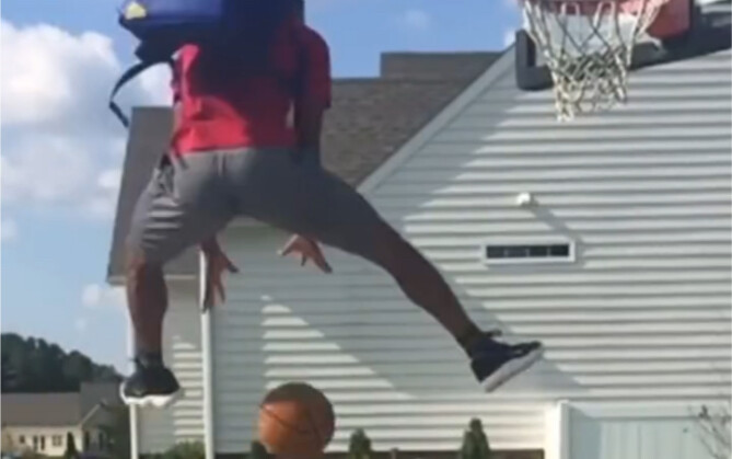 "You need to sleep more if you want to pull off this kind of dunk, because anything is possible in d