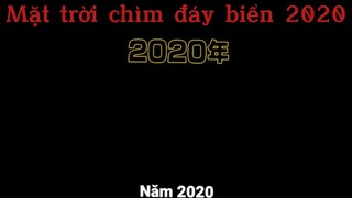 Mặt trời chìm đáy biển 2020