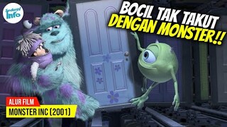 PARA MONSTER BEKERJA MENAKUTI ANAK MANUSIA!! | ALUR CERITA MONSTER INC (2001)