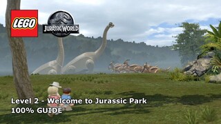 #2 Welcome to Jurassic Park 100% Guide - LEGO Jurassic World