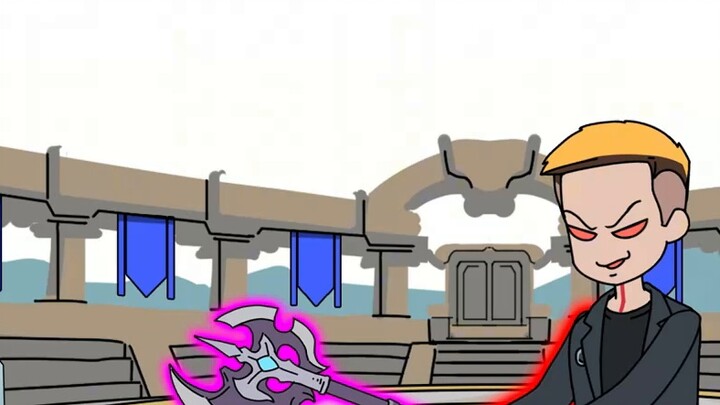 [Homemade Animation] Godzilla vs. Black Bear, you are chopped in half by a giant axe and come back t