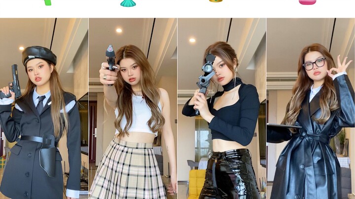 我用6套穿搭拍了一部校园特工电影！《美少女卧底故事》哈哈哈哈