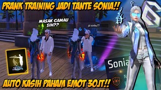 PRANK TRAINING NYAMAR JADI TANTE SONIA DIGODAIN OM² SULTAN😱 GW DIBILANG LONT, AUTO KELUARIN 30JT🔥