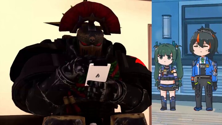 [Arknights × Warhammer 40kMMD] Daily Universe Fun Part 2