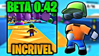 ♻️CHEGOU A BETA 0.42 AO STUMBLE GUYS E ESTÁ INCRÍVEL!♻️ Novas Skins, Danças, e mais... | Maluco YT 🌟