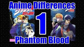 Jojo Anime & Manga Differences Part 1 - Phantom Blood