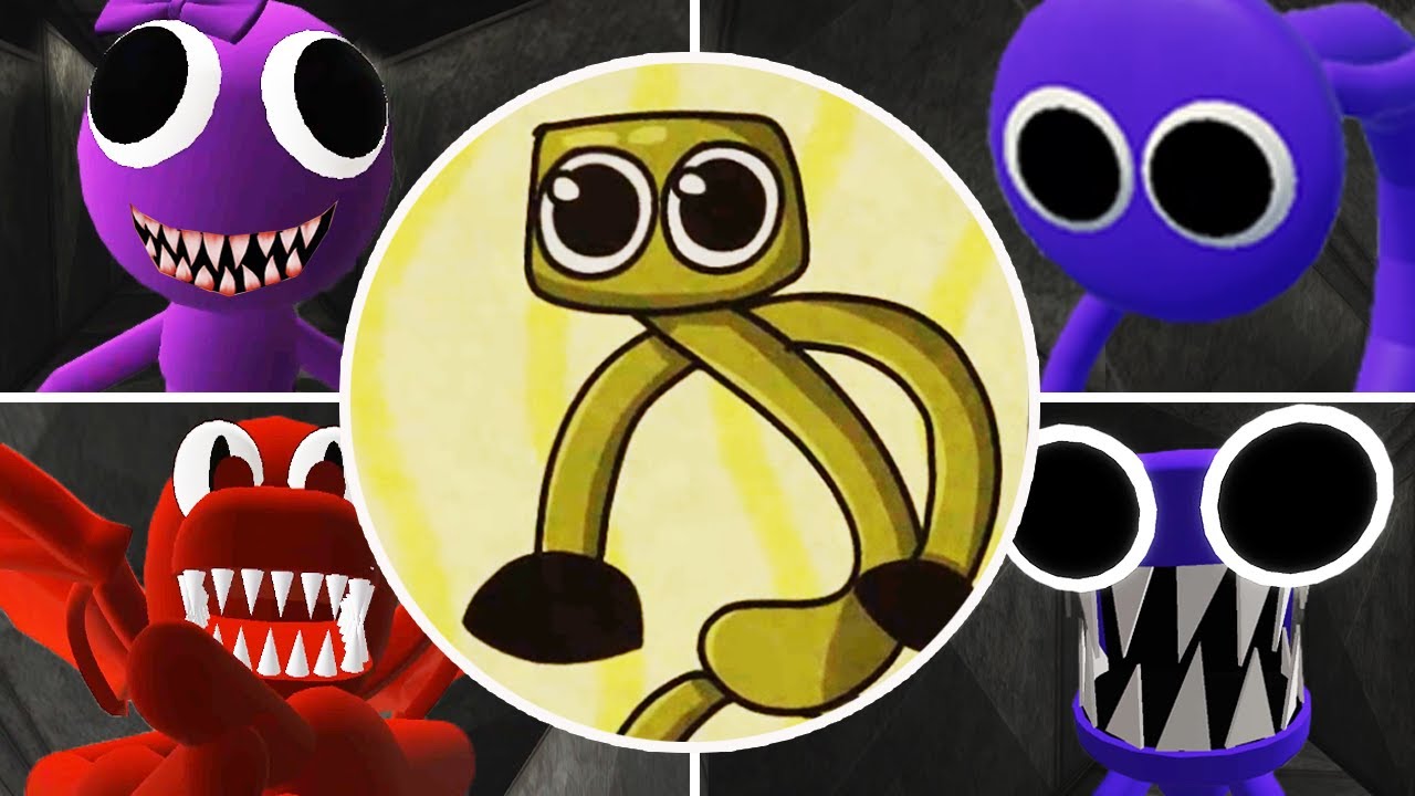 WHAT IF PURPLE CAME OUT OF HIDING? Jumpscares + Speedrun Rainbow Friends  Roblox - BiliBili