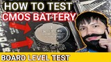 How to test cmos battery (BOARD LEVEL)| TAGALOG